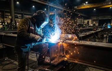 استانداردهای جوشکاری اسکلت فلزی و مقاطع فولادی سنگین